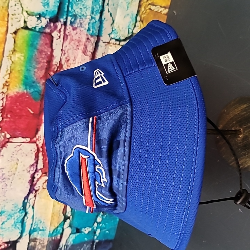 NEW Buffalo Bills Blue Hat New Era 2023 Training Camp Bucket Hat